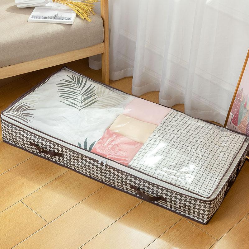 Under-bed Storage Bag Drawer Type Blanket Storage Box Cloth Art Clothes Under Bed Quilt Organizer Dustproof  Storage Organizer