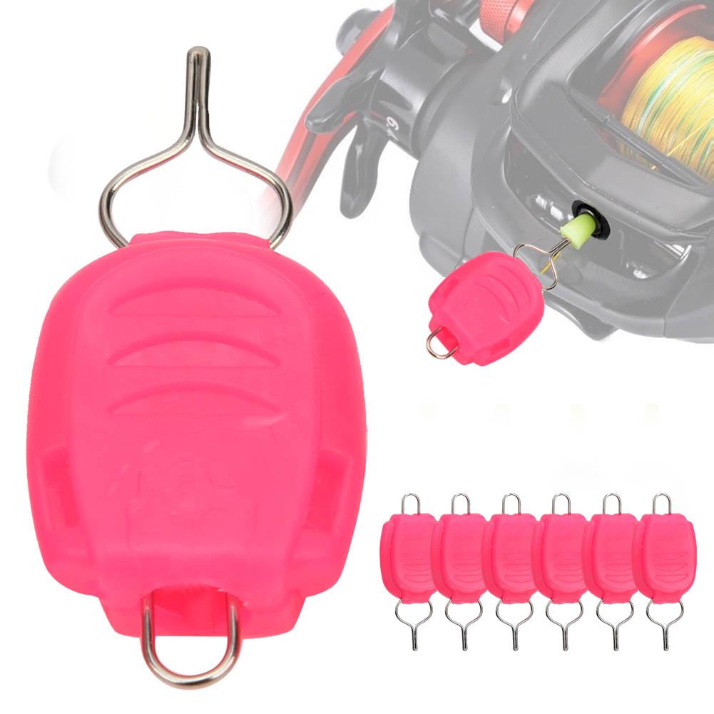 6 Bags of Luminous Fishing Wire Stopper Lightweight Line Clamping Device Accessory5#