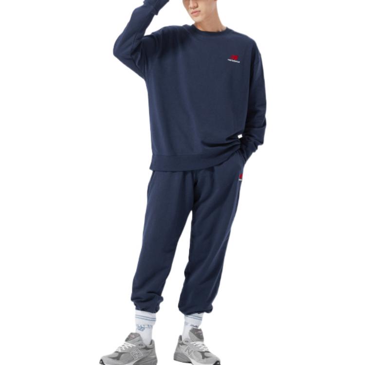 New Balance UNI SSENTIALS Sweatshirt Unisex Blue UT21501-NGO