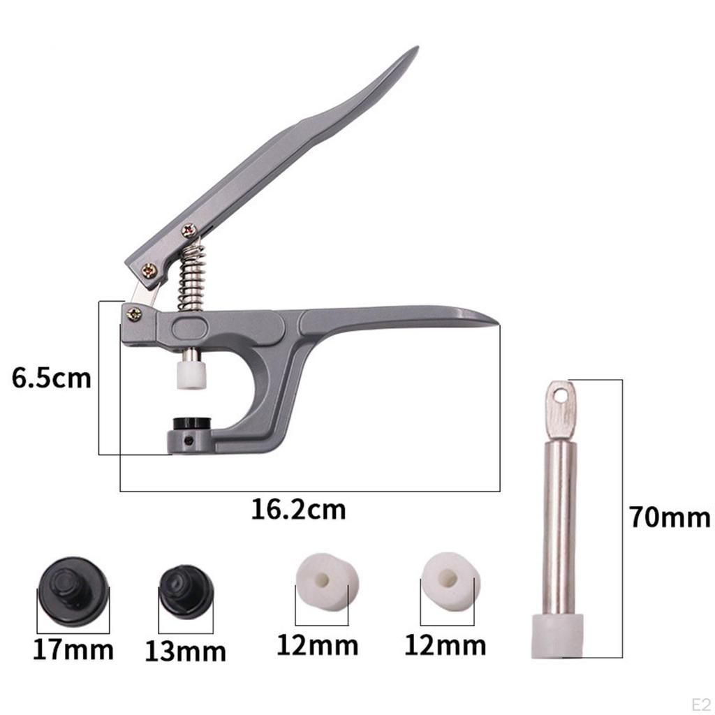 Druckknopf-Set, Knopfstanzwerkzeug für T5- und T8-Druckknöpfe, Damenhemden, Röcke, Schuhe, Jeans – Projekt