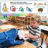 Magnetic Building Blocks DIY Magnets Toys Colorful STEM Stacking Architectural graphic Assembly Learning Educational Gift Toys