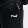Fila Original FW25 Round Neck Drop Shoulder Long Sleeve Sweatshirt Letter Loose Knit Long Pants Casual Set Women Sets F51U539205F-BK+F51W539604F-BK