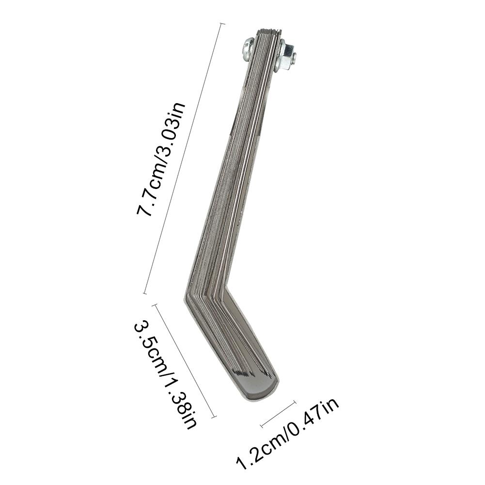 16 Bıçaklı Boşluk Ölçer Seti Çift İşaretli Metrik ve İngiliz Ölçüm Aleti Cetvel Kaynak Kontrol Aleti Boşluk Boyutunu Ölçmek İçin