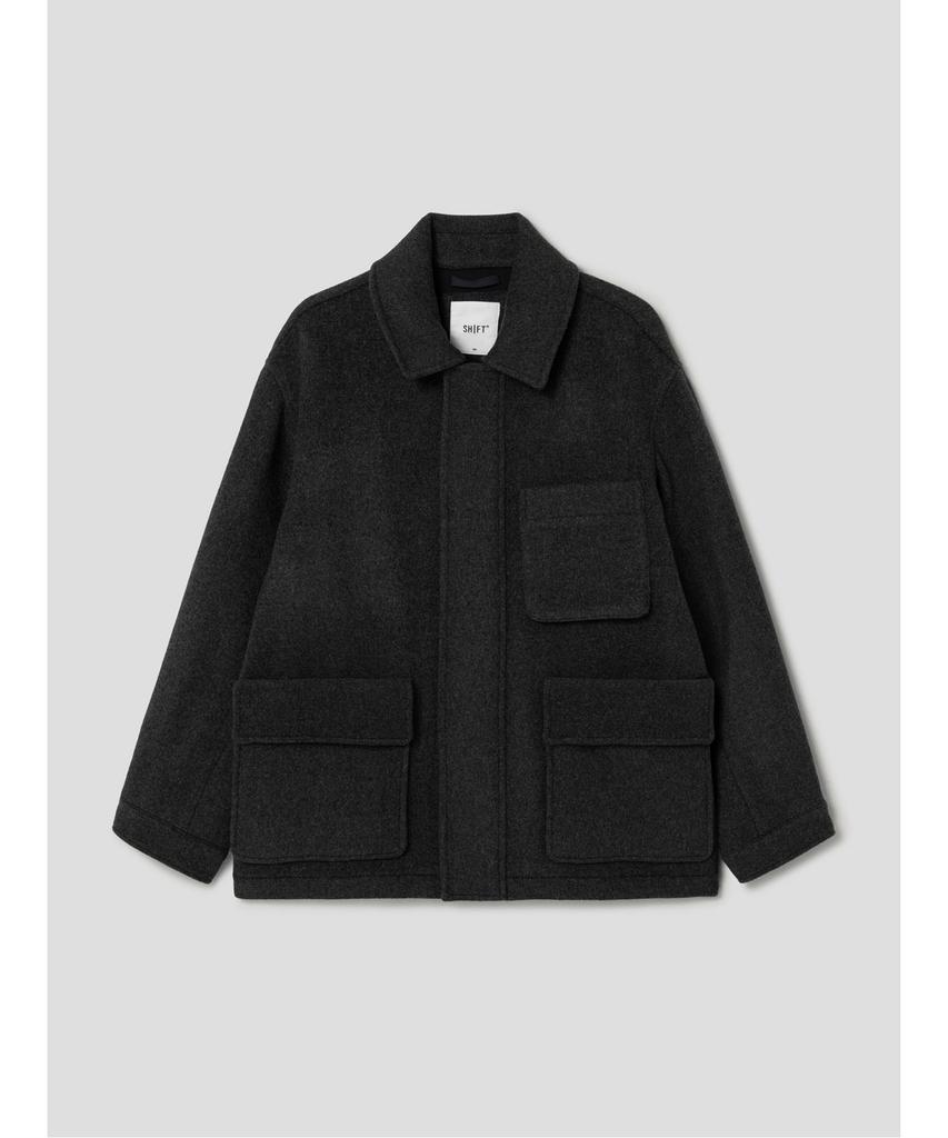 Shift.G Wool Blended Overfit Safari Ash