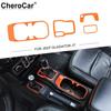 Inner Gear Shift Cup Holder Center Cover Trim For Jeep Wrangler JL JT 18+ Orange