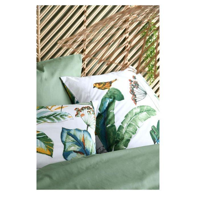 Housse de couette en percale de coton 220 x 240 cm Arupana exotique