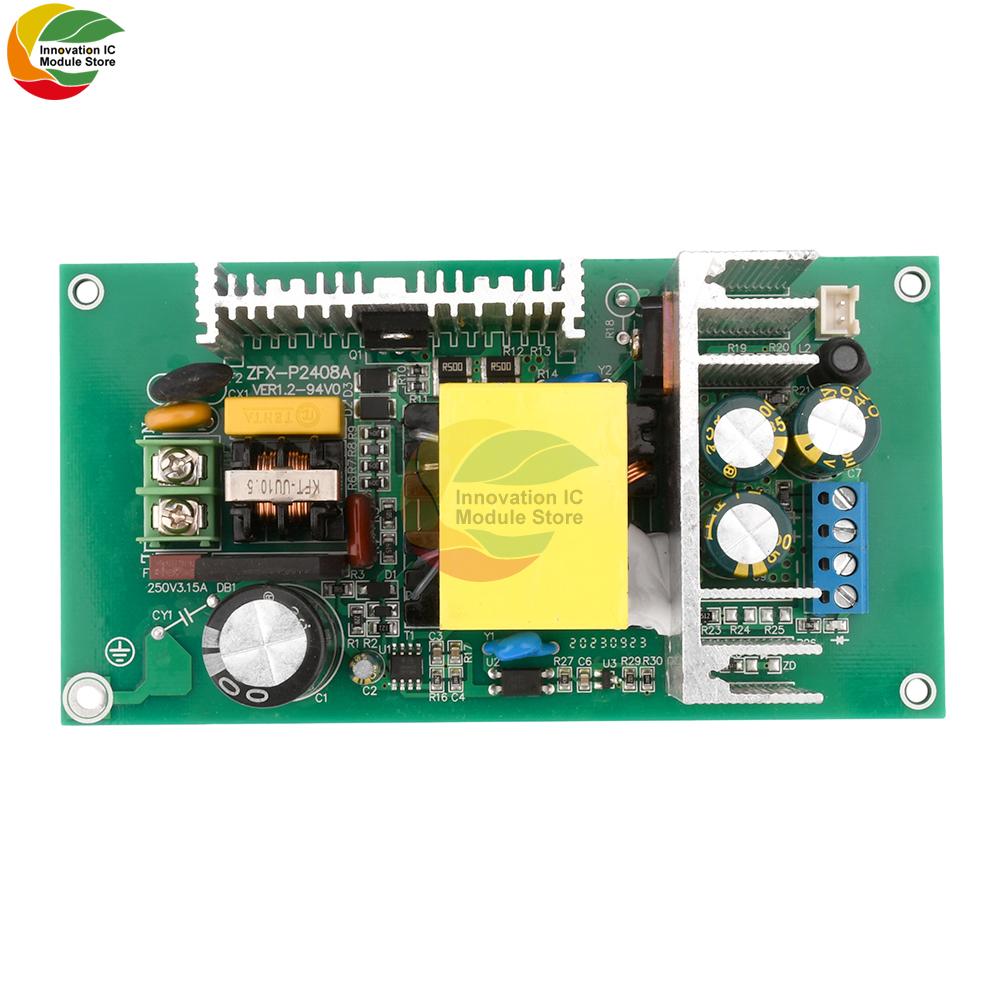 

AC110-265V to 24V 8A AC-DC Step-Down Module 8A 198W Step-Down Transformer Overload Protection Switching Power Supply Module зелений