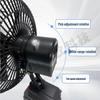 Makita-Style Portable Rechargeable Wireless Oscillating Fan for Camping & Home Use