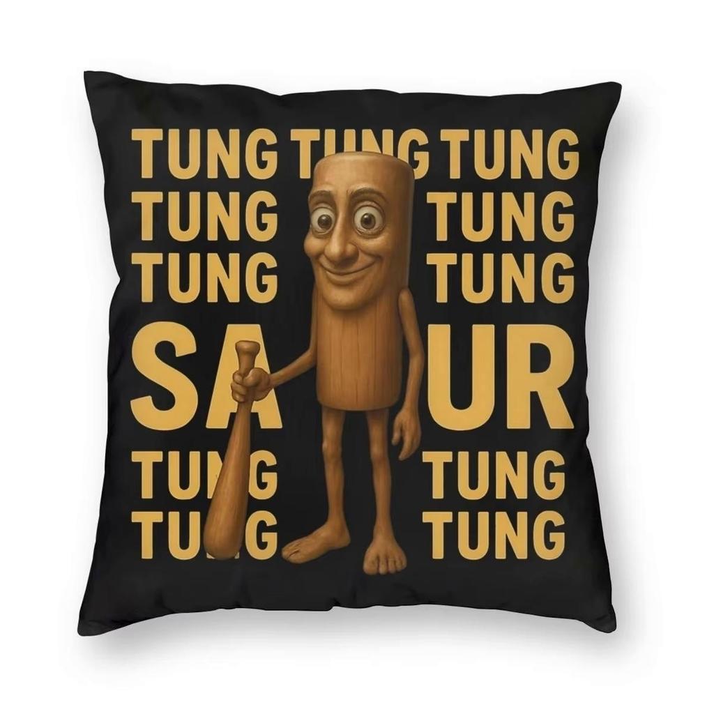 Italian Brainrot Meme Tralalero Tralala Pillowcase Soft Polyester Cushion Cover Decor Brr Brr Patapim Pillow Case Cover