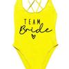 BRIDE Cross Print European and American Hot-Selling Bikini Swimsuit