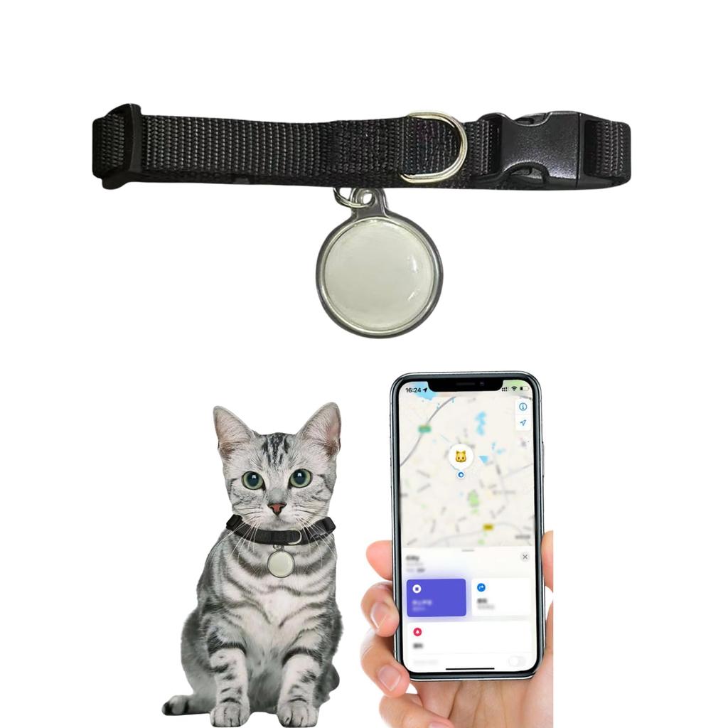 GPS Collar - Pet Location Tag For IOS Android, Smart Real-Time Tracking With Safety Elastic Buckle, Lightweight