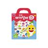 Made in Korea, KC-Certified – pinkfong Baby Shark Bag Stickers (2 Designs: Birthday Party / Under the Sea) (3 Options)