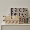 1/2PCS Japanese Simple Desktop Organiser Home Bedroom Sundry Organiser Snacks Basket Cosmetic Storage