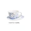 Angel Relief Retro Ceramic Teapot Tea Set Afternoon Tea Coffee Cup Plate European Palace Style Dish Kettle Set Household