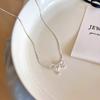 Line Bow Necklace Women's Light Luxury Niche Design Exquisite Simple Versatile Premium Sense Necklace Girlfriend Tide