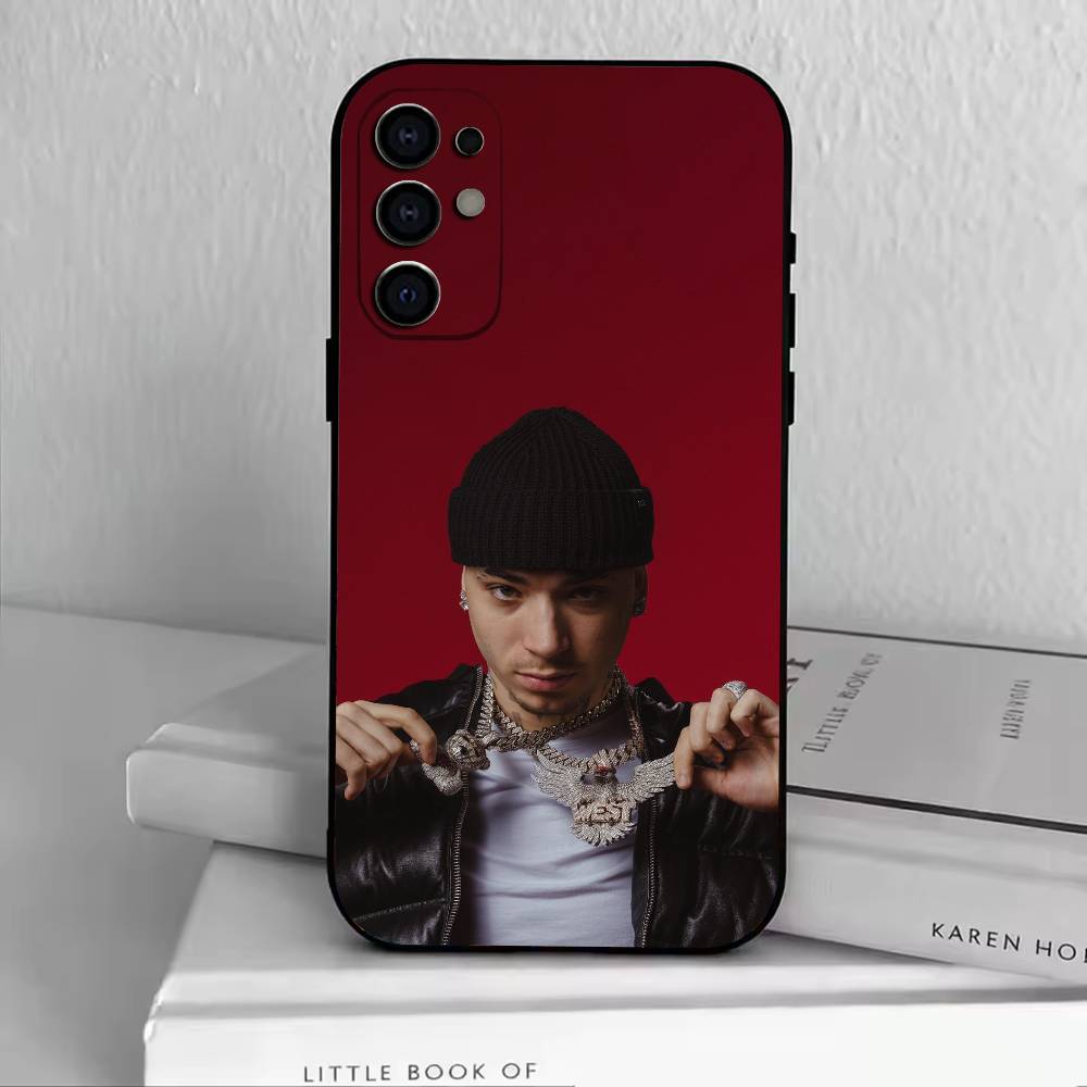 Singer Shiva Rapper  Phone Case Black Silicone Soft For Samsung S25,S24,S21,S22,S23,S30,Ultra,S20,Plus,Fe,Lite