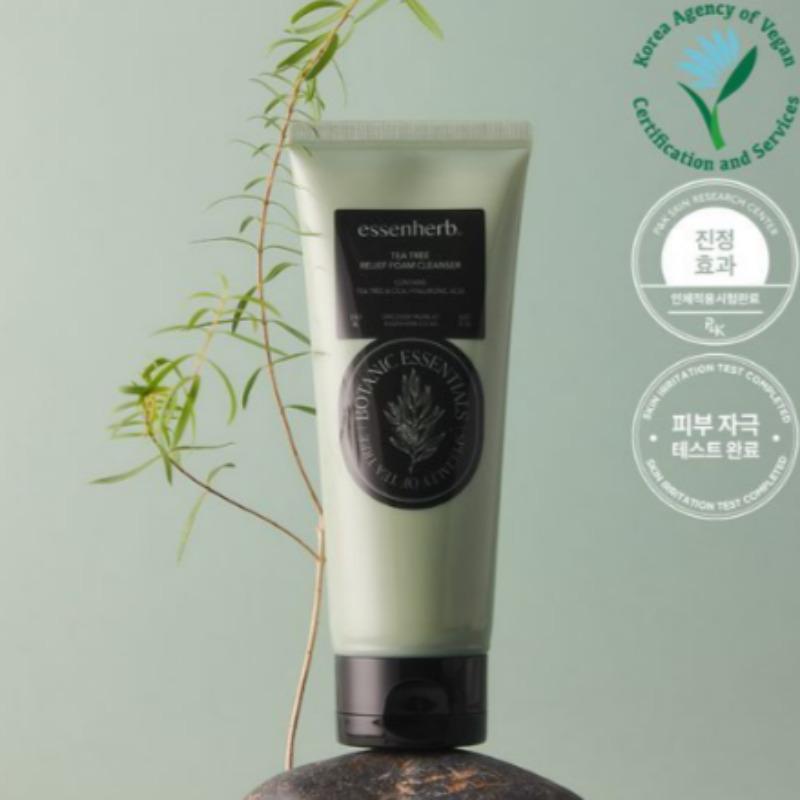 Essence Herb Tea Tree Relief Foam Cleanser 150ml