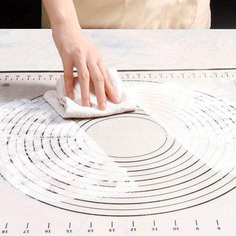 

1Pc Oversize 80/70/60cm Silicone Baking Mat Pastry Rolling Kneading Pad Kitchen Crepes Pizza Dough Non-stick Pan Pastry mat 29X26CM