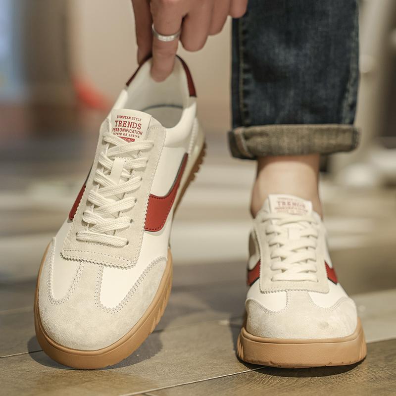 New Style Men's Sneakers Comfy Casual Leather Shoes Leisure Walk Tenis Masculino Outdoor Male Skateboard Footwear Walking Shoes