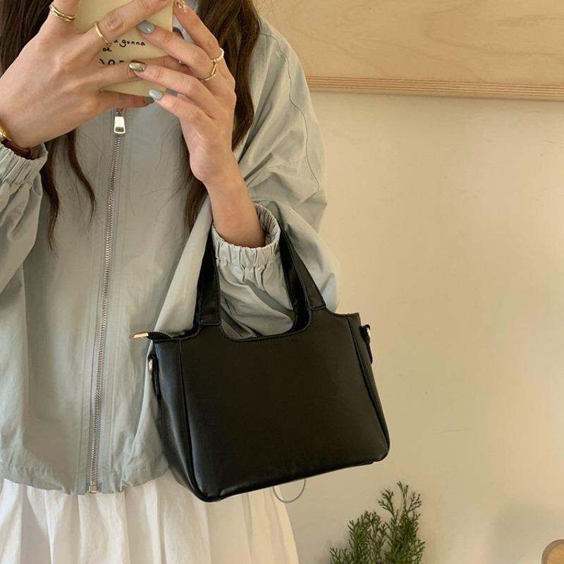 Bucket Bag Large-capacity Commuter Single-shoulder Bag Hand-held Vegetable Basket Bag Crossbody Bag