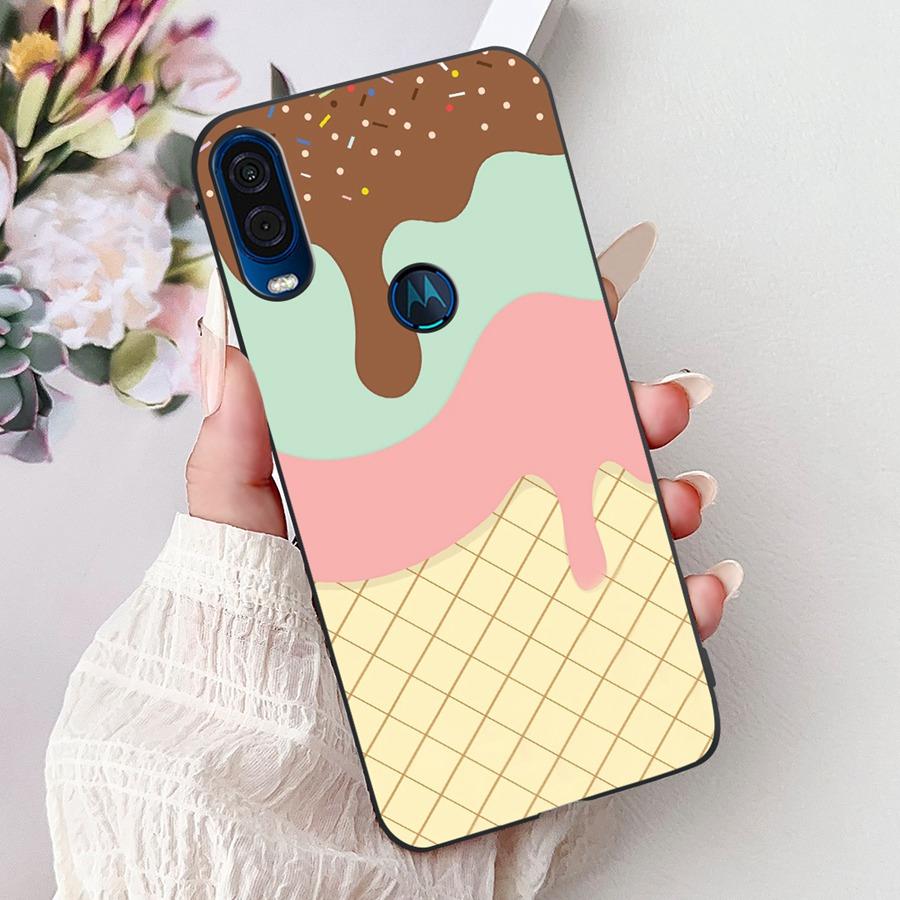 Για θήκη Motorola One Vision Κάλυμμα ONEVision Μοντέρνο Ζωγραφισμένο Σιλικόνης Μαλακό Πίσω Κάλυμμα Για θήκη Motor One Macro Προστατευτικό Κέλυφος