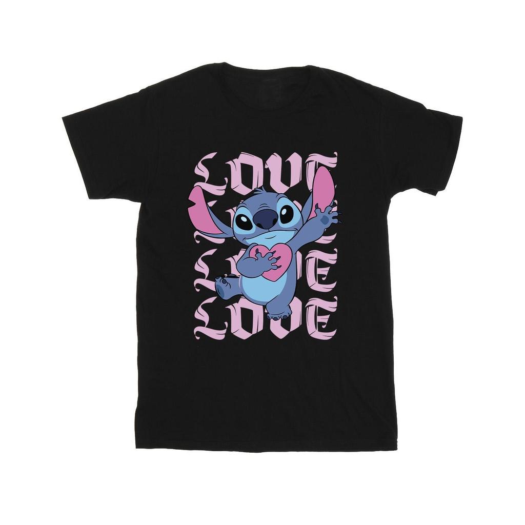 Lilo & Stitch Boys Valentine Love Cotton T-Shirt