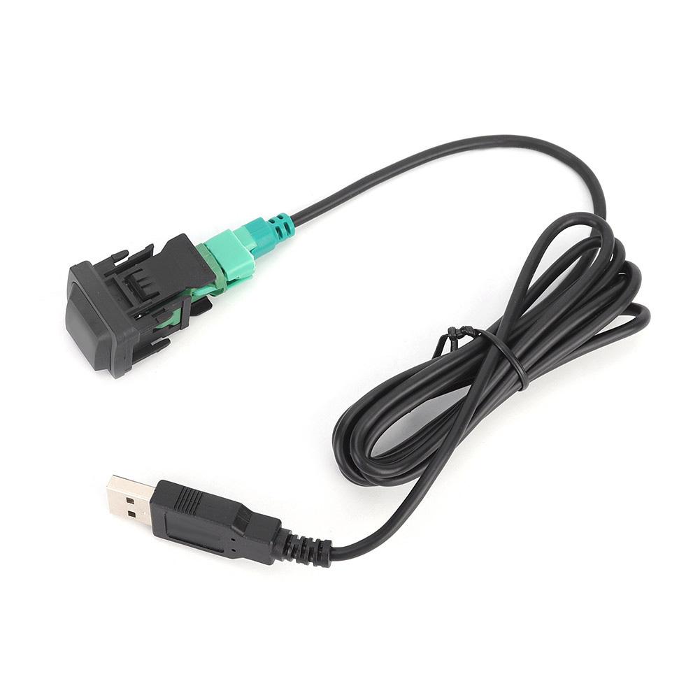 Car Radio Player USB Button Switch USB Converter Cable Adapter Car Audio Parts