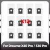Compatible for Dreame X40 Ultra / X40 Pro / S30 Pro Ultra Robot Vacuum Parts Main Side Brush HEPA Filter Mop Pads Dust Bag Parts