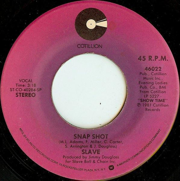 

7inch Record SLAVE - Snap Shot 46022 Cotillion 1981 US Soul/Funk Used