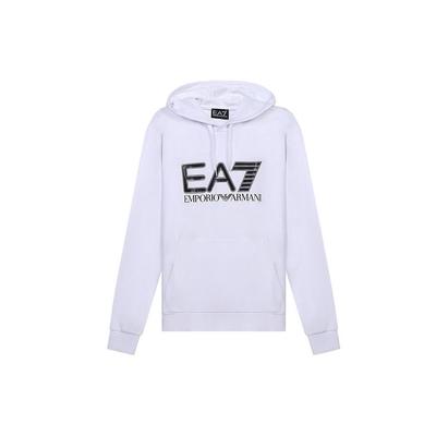 Emporio Armani Letter Logo Hoodie Men Hoodies White 6KPM62-PJ05Z-1100