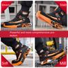 Labor Insurance Shoes, Smash-proof and Puncture-proof Men's Steel Baotou High-top New Safety Shoes