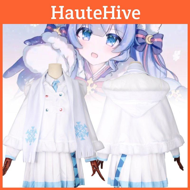 Snow Miku Ladies Cape Festivals Cosplay Decoration Costume Clothes Performance