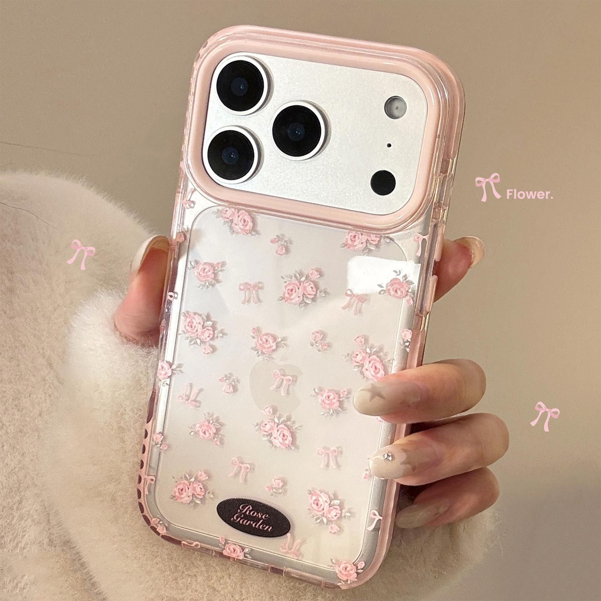 

Подходит для Apple IPhone 17, Корейский стиль, Дизайн с измельченным цветком, Полное покрытие 16 см, Прозрачный магнитный мягкий чехол 15 см, Доступны различные размеры. iphone 17pro max