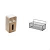 Multipurpose Rectangular Tissue Box Cover And Metal Bathroom Wall Organizer Wire Storage Basket for