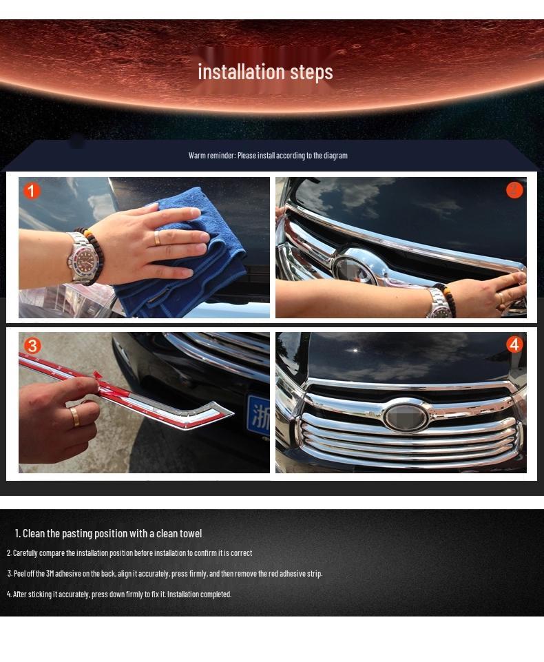 Fits 13-15 Teana Front Hood: New Engine Cover Decorative Grille Trim