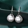 Orecchini da Donna in Argento Sterling, Orecchini con Perle d'Acqua Dolce Naturali, Ganci per Orecchie, Set di Collane Eleganti di Alta Gamma da Donna