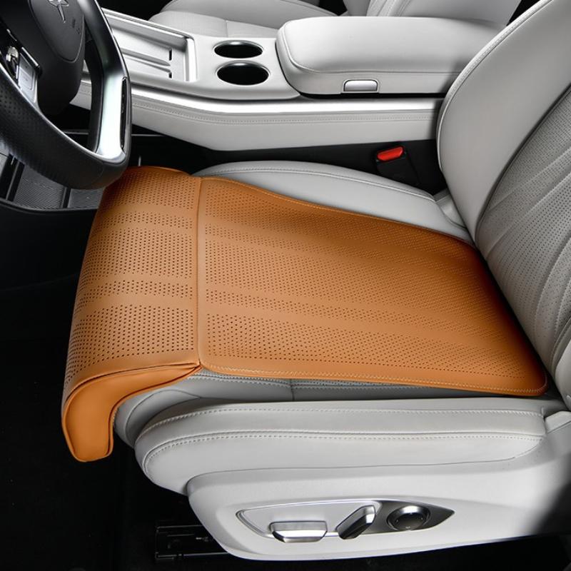 Car Seat Cushion With Leg Support Universal Seat Protection Cover Extension Leg Rest Padding Relieve Fatigue Auto Accessories