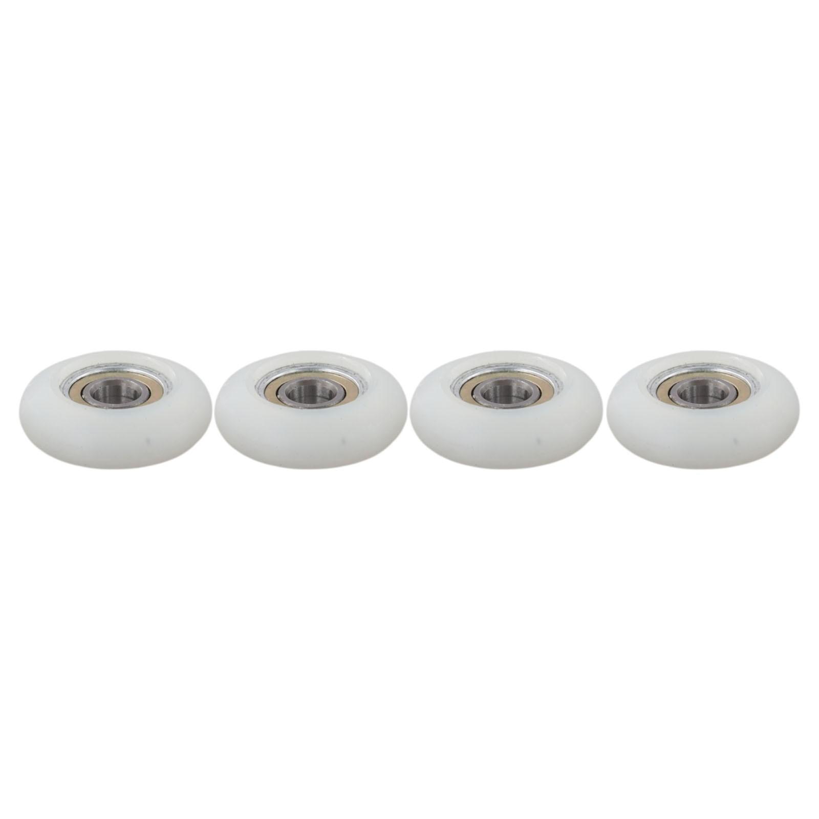 For Rowing Machine Parts 34mm Cushion Wheel Bearing Pulley Pack Of Four