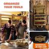 Garden-Style Electrician & Carpenter Roll-Up Tool Bag: Multifunctional Hanging Storage Pouch