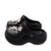 Thick-soled New Style Shoes for Height-increasing Outerwear, Anti-slip and Odor-resistant Beach Crocs