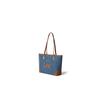 New Lee Denim With PU Panel Tote Bag, Shoulder Bag Regular Women's Denim Blue LE240101M-506