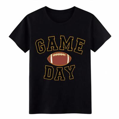 Unisex Game Day Football Gift T-Shirt Varsity Sports Tee for Football Fans
