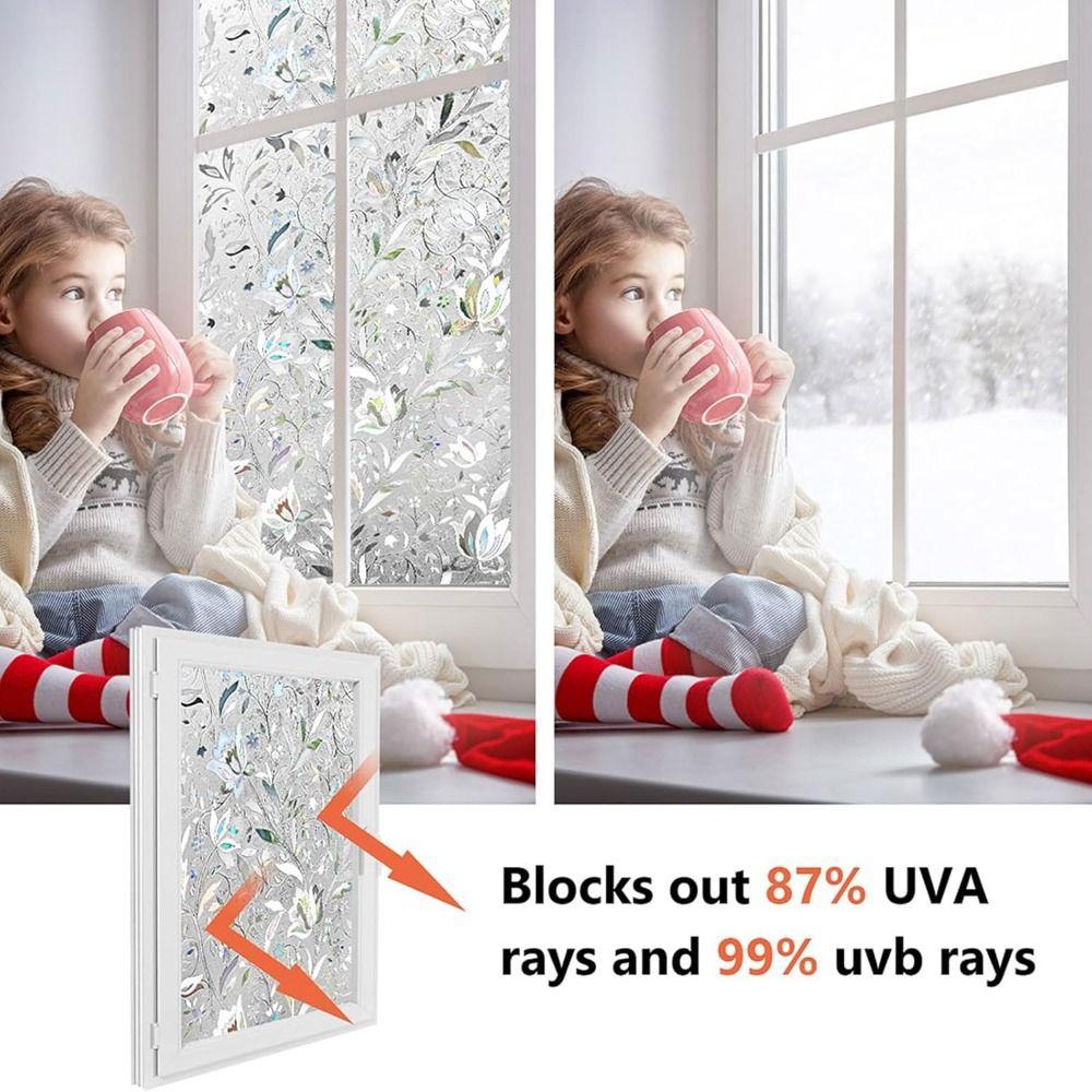 Removable Glass Window Film Static Cling Frosted Glass Stickers New Window Film  Glass Windows
