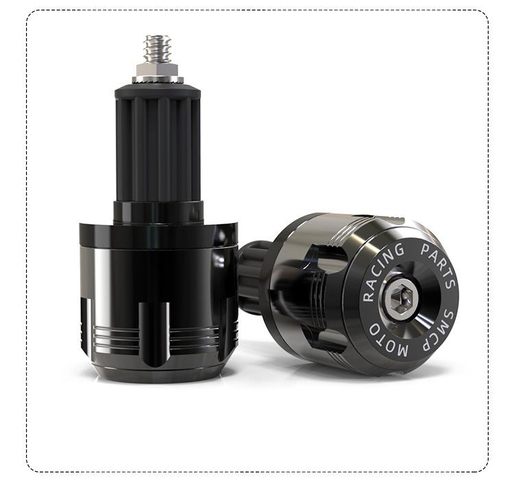 CNC Motorcycle Handle Plug CB190R Modified Accessory Personalized Handlebar Grips Cap for 17-20mm Hollow Straight Tube