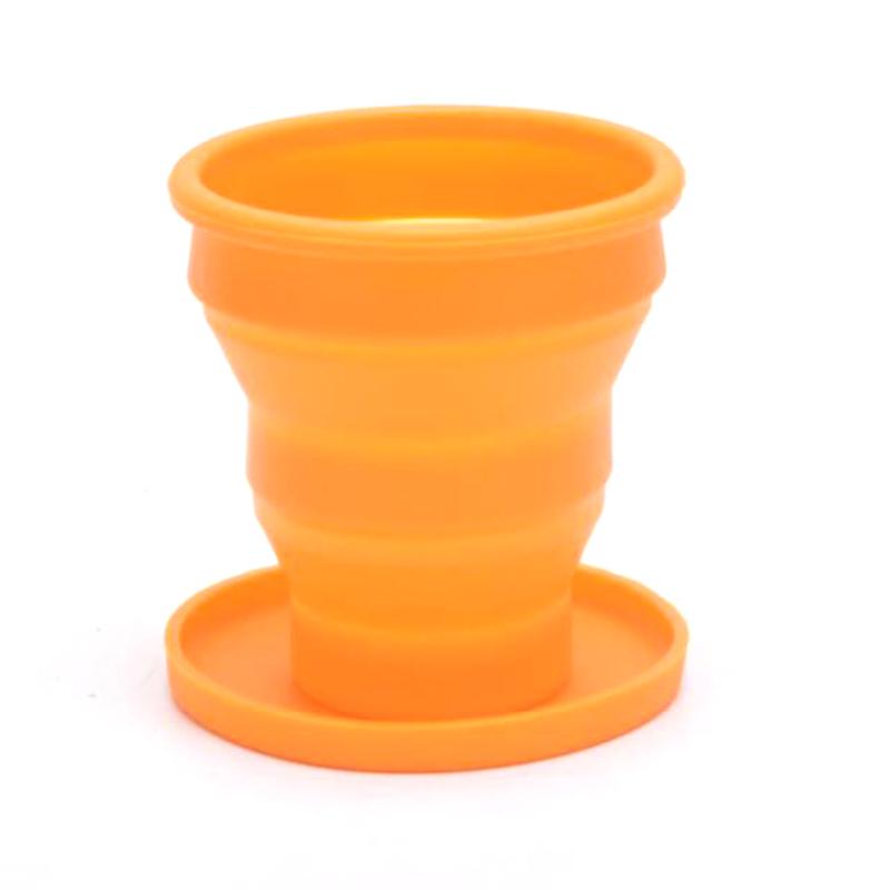 Portable Silicone Folding Cup Telescopic Drinking Collapsible Travel Camping Cup