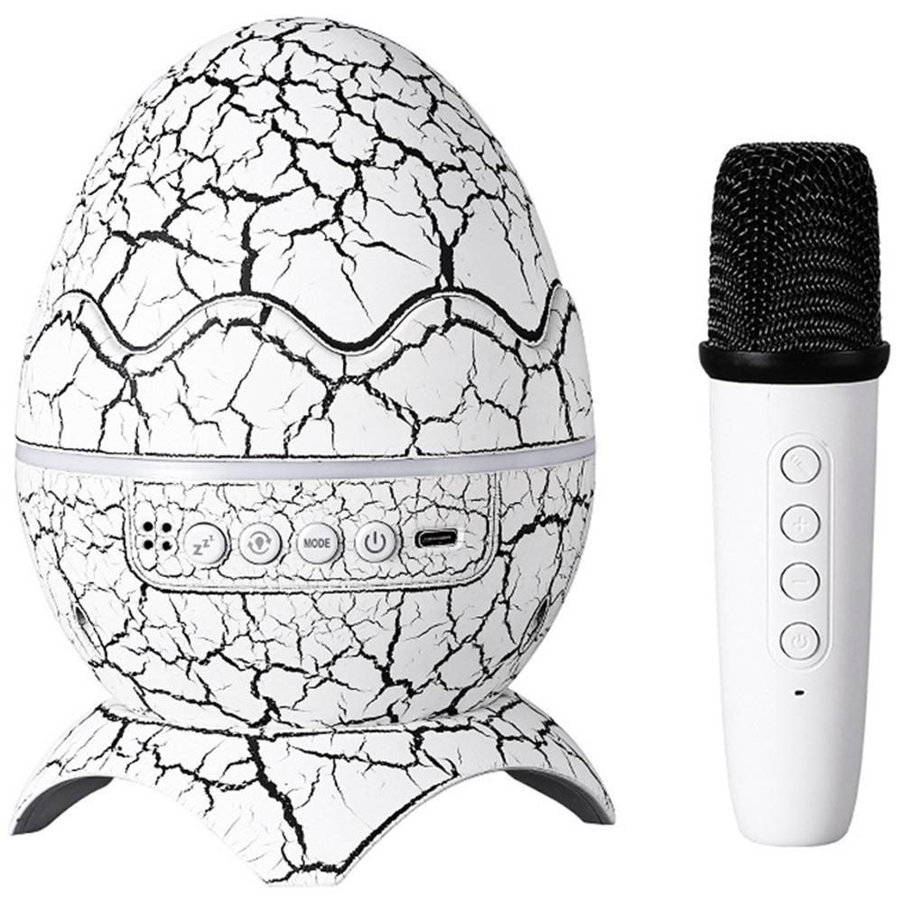 

k2310 Dinosaur Egg Galaxy Star Projector Starry Night Light Bluetooth-compatible Speaker Music Player with Microphone A