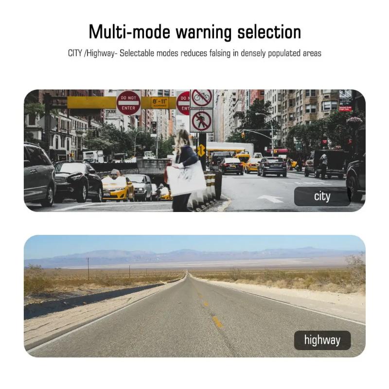 Radar Detector, Car Anti-radar Speed Detector, Supports Multiple Frequency Bands, Speed Safety Warning Device.