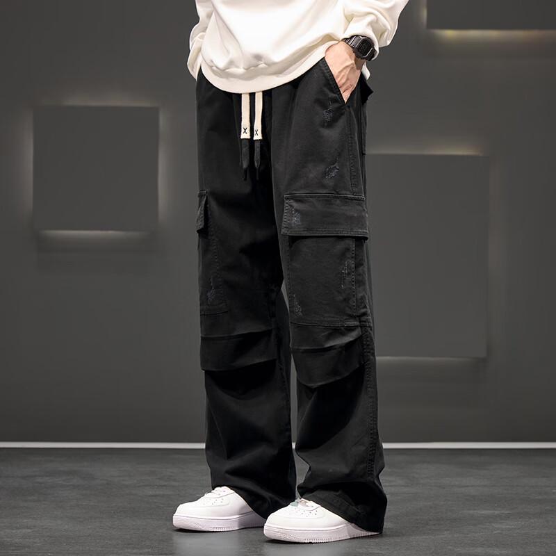 Men's Plus Size Multi-Pocket Cargo Pants