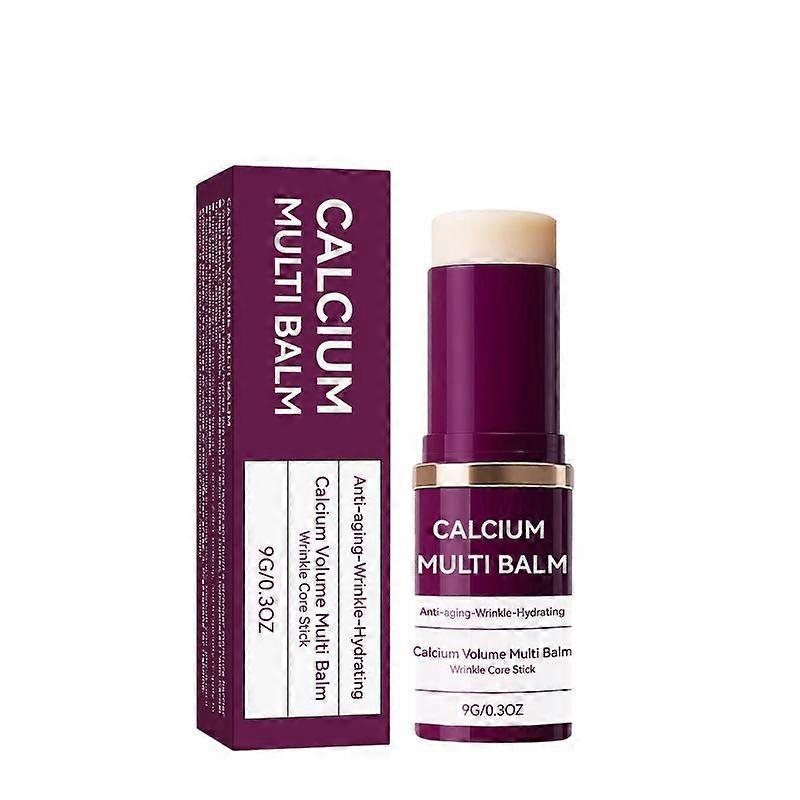 Kalzium Volumen Multi-Balsam, Kalzium Multi-Balsam, Anti-Falten Kern-Stift, Kollagen Feuchtigkeits-Stift für Anti-Aging & Feuchtigkeitspflege, Straffung schlaffer Haut, Su 1pcs
