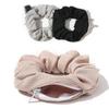 4Pcs Pocket Scrunchies Hair Ties for Women Girls with Hidden Zipper Stash Scrunchy Ponytail Holder